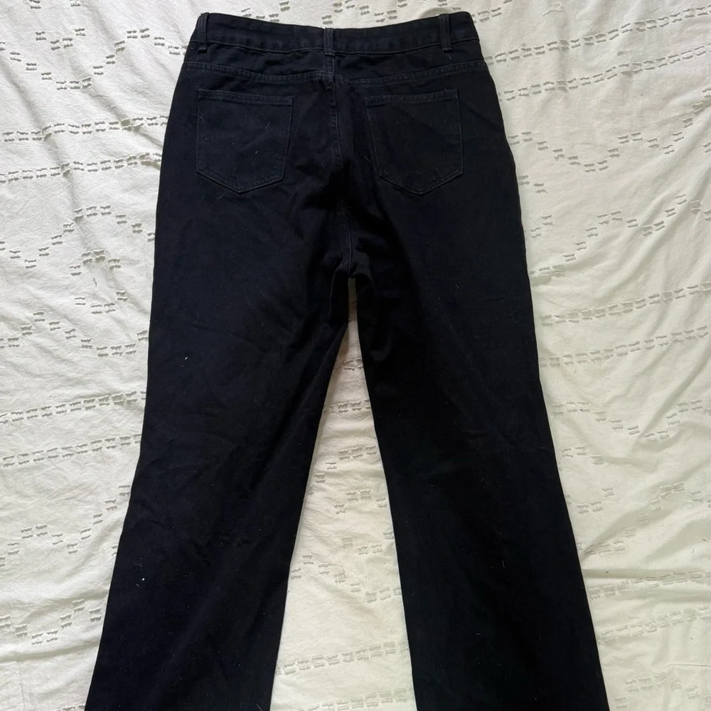Black Distressed Jeans - Picture 2 of 2